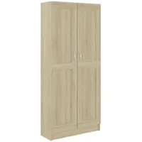 vidaXL Bücherschrank 82,5 x 30,5 x 185,5 cm Braun