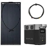 EcoFlow Delta 2 0% MwSt §12 III UstG 1024Wh Portable Powerstation mit 100W Solar...