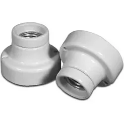 Houben Edisonfassung 3-tlg Porz. Deckenf. E27 990010