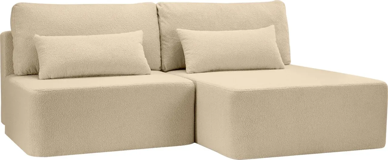 MID.YOU Schlafsofa L-Form rechts AMSTERIX - B/H/T ca. 213.00x95.00x158.00