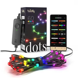 Twinkly Lichterkette Dots 3 m Schwarz