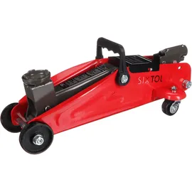 Sixtol Wagenheber 2 t Stahl rot fahrbar