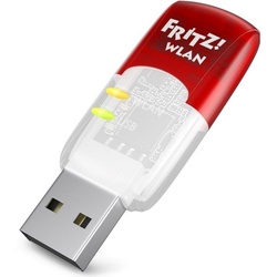 AVM WLAN-Stick FRITZ!WLAN Stick AC 430 MU-MIMO - USB-WLAN-Adapter - weiß/rot rot|weiß