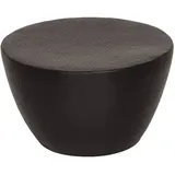 vidaXL Couchtisch Aluminium Gehämmert Ø 50x30 cm Schwarz