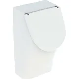 Geberit Renova Plan Urinal mit Deckel, Zulauf von hinten, Abgang nach hinten, 235120000, Farbe: Weiß