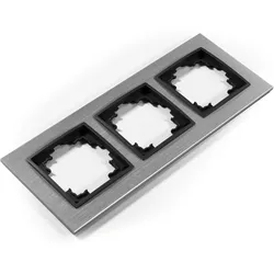 Rahmen McPower ''Flair'', 3-fach, silbernes Aluminium