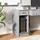 vidaXL Computerschrank mit Schublade Grau Sonoma 35x45x77 cm