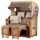 Mr. Deko Ammersee Braun 2-Sitzer inkl. Liftersystem