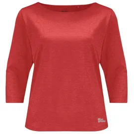 Jack Wolfskin Jwp 3/4-arm T-shirt - Tango Orange - S