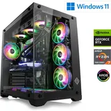 CSL Gaming-PC AMD Ryzen 7 7800X3D 5,0 GHz 32 GB RAM 2000 GB SSD GeForce RTX 5070 Ti Windows 11 Home