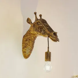 LINDBY Wandleuchte, Wandlampe Innen Nirvathia Design, Modern) in Gold messing aus Metall für Wohnzimmer / Esszimmer, Von