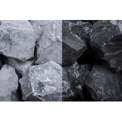 Steinschlag Basalt Stein 1 kg Beutel 30-60 mm