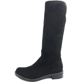 CAPRICE Damen Hohe Stiefel ohne Absatz Kniehoch Vegan, Schwarz | Gr. 38,5