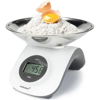 KORONA Batterielose Küchenwaage CLEO, Küchenwaage, Weiss