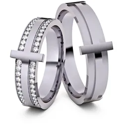 Trauringe KR001 950er Palladium - 1660