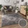 Paco Home Teppich Wohnzimmer Schlafzimmer Kurzflor, Uni Farben, 3D-Design, Rauten Muster, besonders weich