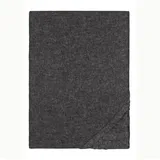 biberna Spannbettlaken Melange-Flanell 90 x 190 - 100 x 200 cm titanium