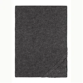 biberna Spannbettlaken Melange-Flanell 90 x 190 - 100 x 200 cm titanium