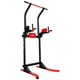 K-Sport Kraftstation Kraftturm mit Dip Station & Klimmzugstange schwarz