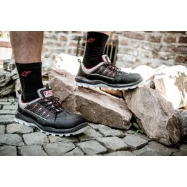 Nitras Sicherheitsschuh SPORT STEP Größe 42 schwarz S3 SRC EN ISO 20345,EN 61340-4-3