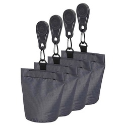 Aerocovers Gartenmöbel-Schutzhülle Sandsäcke für Schutzhülle 4x Sandsack + 4x Clip, Sandsäcke für Schutzhülle, 4x Sandsack + 4x Clip schwarz