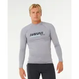 Rip Curl Rash Guard Hawaii Gritty Grau S