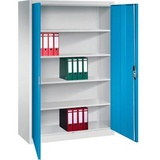 Californian Products CP Stahlschrank C 2000 Acurado 9480-000 S10566 lichtgrau, lichtblau 120,0 x 50,0 x 195,0 cm, aufgebaut