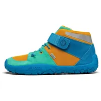 Affenzahn Wintersneaker Leder Dreamer wasserdicht mit elastischem Gummiband und Klettverschluss Größe 31-37 Lagunenblau - Blau - 37 EU