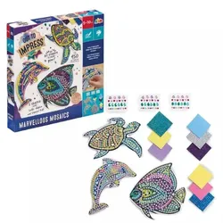 Mosaik-Set Meeresbewohner - 3 Stück.