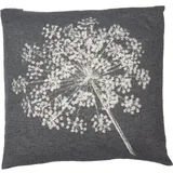 David Fussenegger Fussenegger Kissenhülle 'Dolde' GOTS, anthrazit