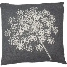 David Fussenegger Fussenegger Kissenhülle 'Dolde' GOTS, anthrazit