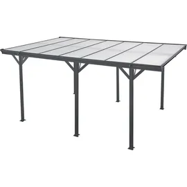 Juskys Carport 5 x 3 m mit Flachdach