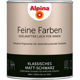 Alpina Feine Farben Lack 750 ml klassisches matt schwarz