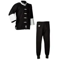 JU-SPORTS Kung Fu Anzug schwarz/weiß, Cotton weiß 170