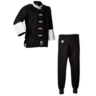 JU-SPORTS Kung Fu Anzug schwarz/weiß, Cotton weiß 170