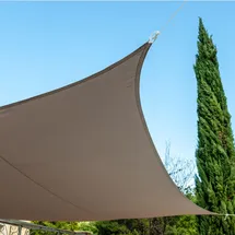 WERKA PRO Sonnenschutz Tuch Taupe 5 x 5 m