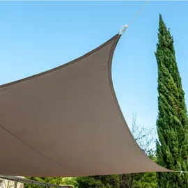 WERKA PRO Sonnenschutz Tuch Taupe 5 x 5 m