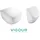 Vigour DERBY Urinal spülrandlos und Wand WC mit SoftClose Deckel
