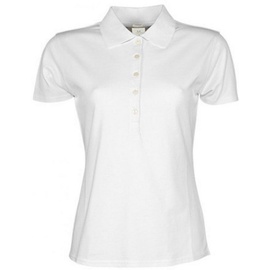 Tee Jays Ladies' Luxury Stretch Polo-White-S