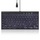 Perixx PERIBOARD-429 DE USB Tastatur mit Hintergrundbeleuch - Schwarz LEDs weiß, (11685)