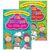 martello uk A4 Dream Big Activity Gekritzel Buch Jungen Ausmalen IN Puzzle Kinder Spaß