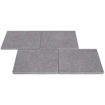 diephaus betonwerk gmbh Terrassenplatte RUSTICA Grau 60 x 40 x 4 cm