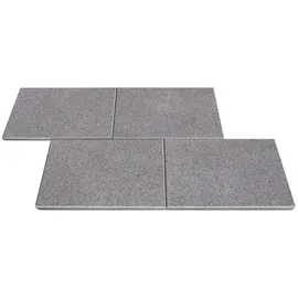 diephaus betonwerk gmbh Terrassenplatte RUSTICA Grau 60 x 40 x 4 cm