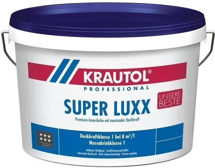 KRAUTOL SUPER LUXX | Premium-Innenfarbe - weiß - 12,5ltr