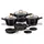 Berlinger Haus Black Rose Topf-Set 10-tlg. Suppentopf + weitere Töpfe