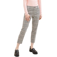 Tom Tailor Denim Hose mit Karomuster, rosa