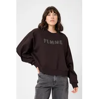 Kaffe KAlise Sweatshirt Dunkelbraun XS