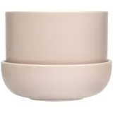 Iittala Nappula Blumentopf 13 cm Beige, mit Untersetzer