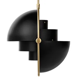 GUBI Multi-Lite 1-flg. Ø36 cm Messing/Schwarz