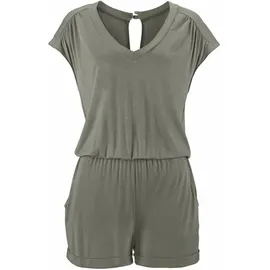 LASCANA Kurzoverall Damen khaki Gr.34